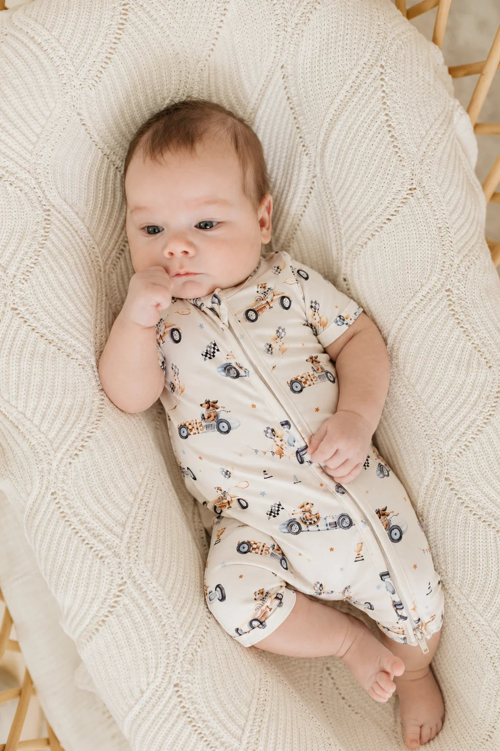 Pup Racer | Zip Romper