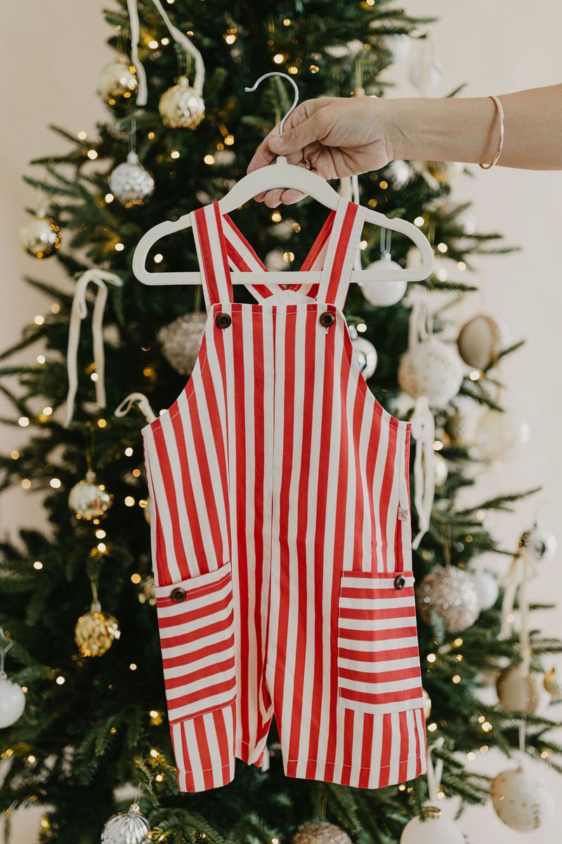 Shortalls Peppermint Stripe