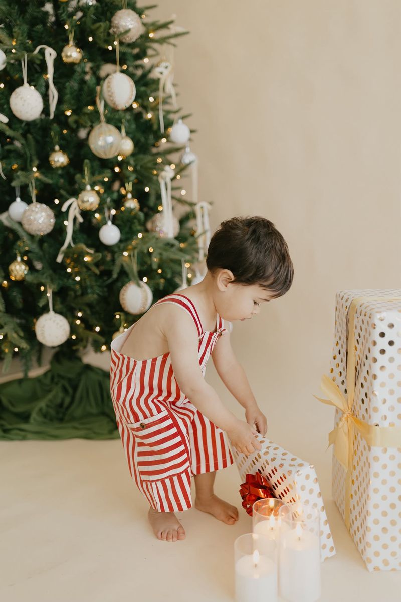 Shortalls Peppermint Stripe