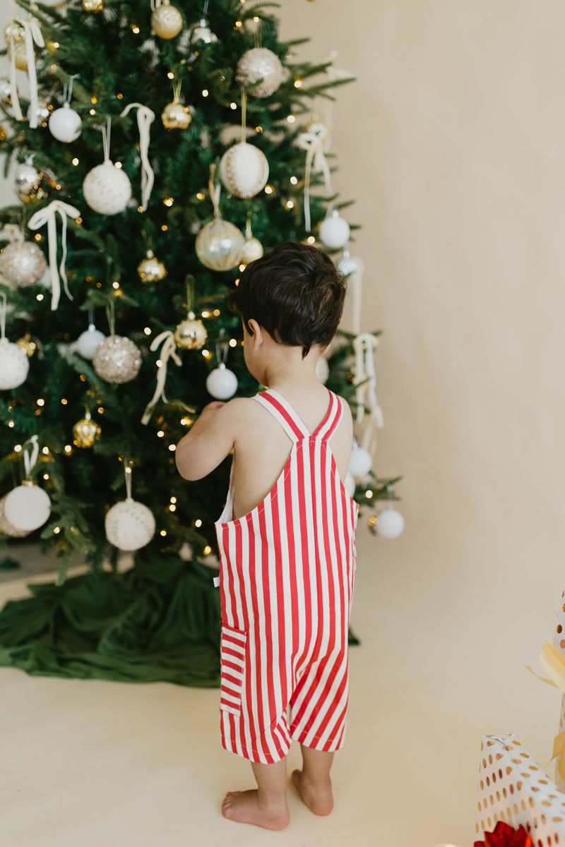 Shortalls Peppermint Stripe