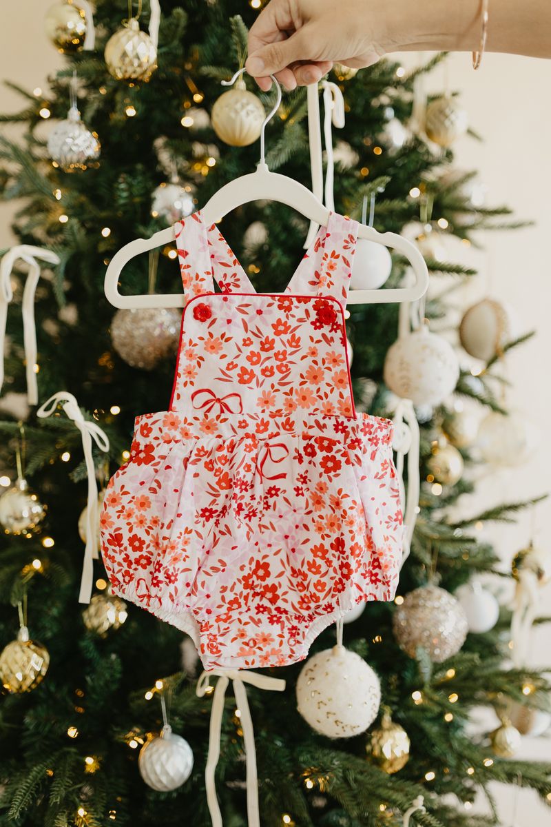 Sugarplum Floral Romper
