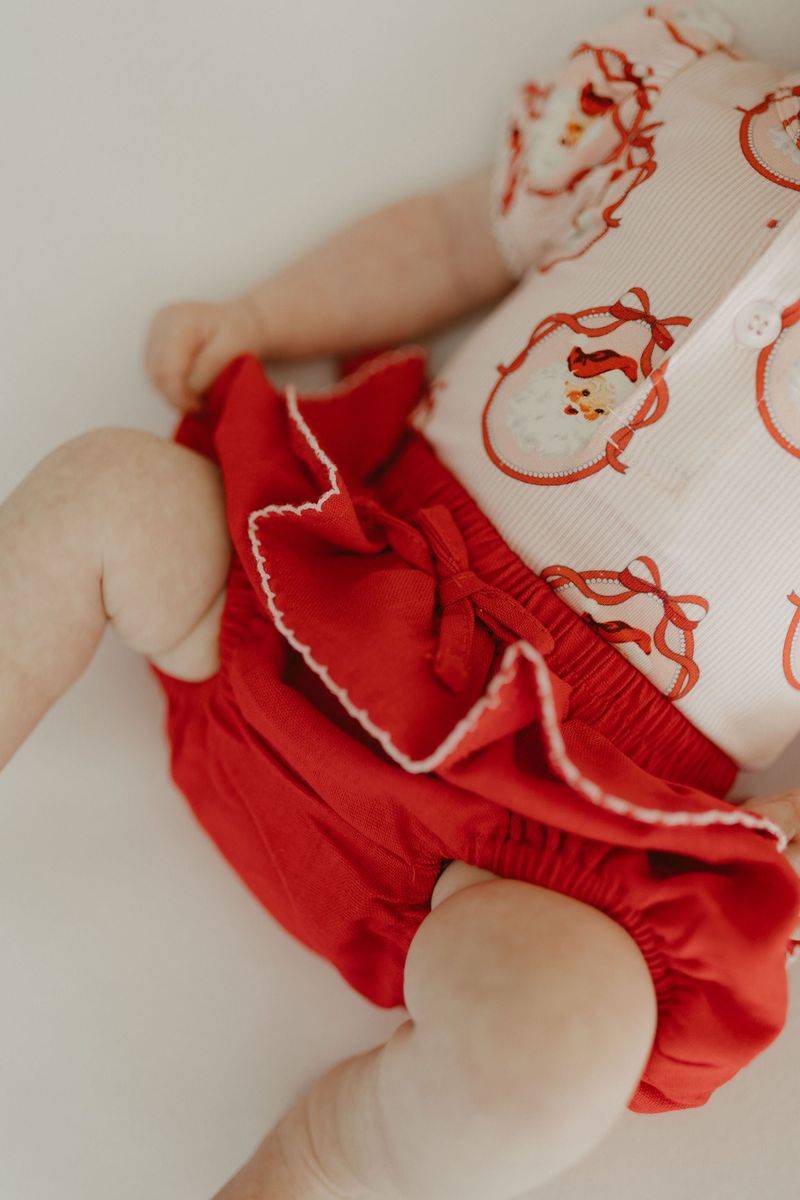 Candy Cane Red Bloomers