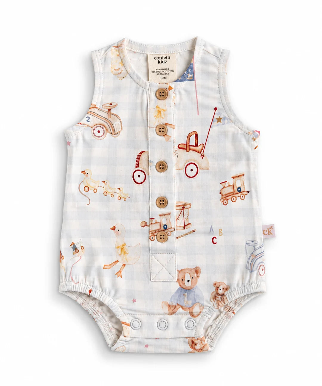 Toy Parade | Button-up Romper