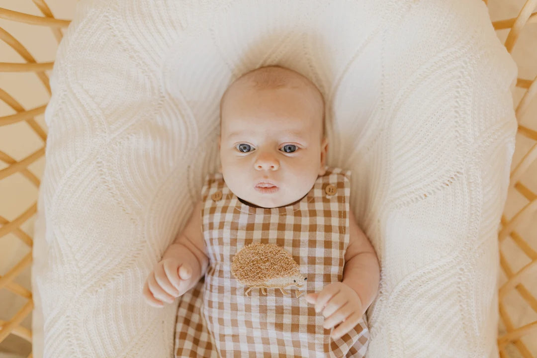 Woodland Gingham Romper