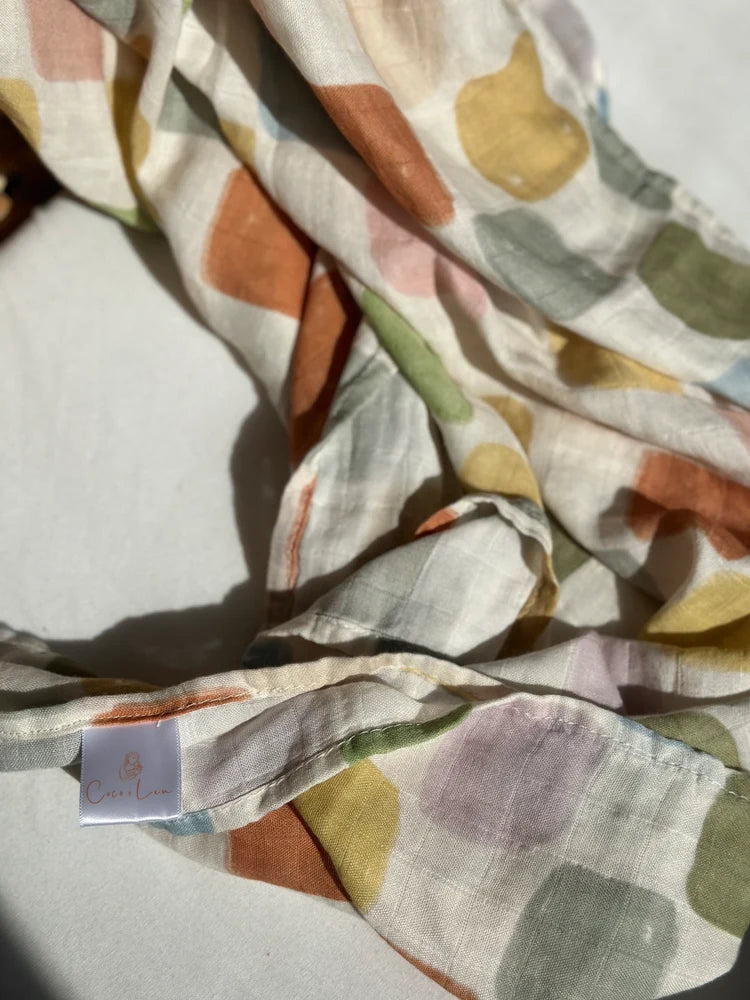 RAINBOW NEST 🌈 Baby Muslin Swaddle