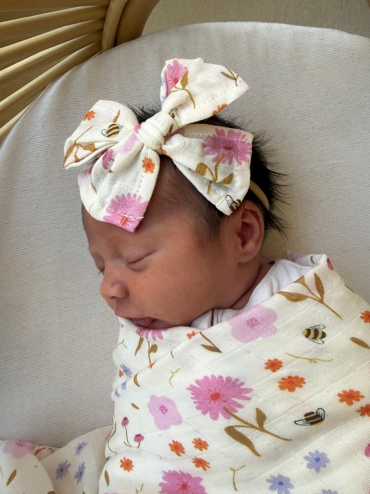Spring Posy 🌼 Baby Muslin Swaddle