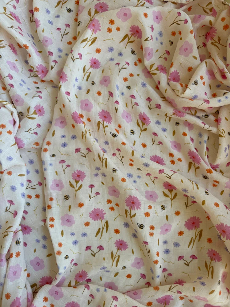 Spring Posy 🌼 Baby Muslin Swaddle
