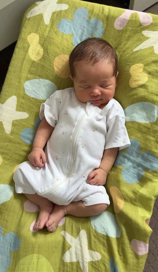 WHIMSY GROVE 🍃 Baby Muslin Swaddle