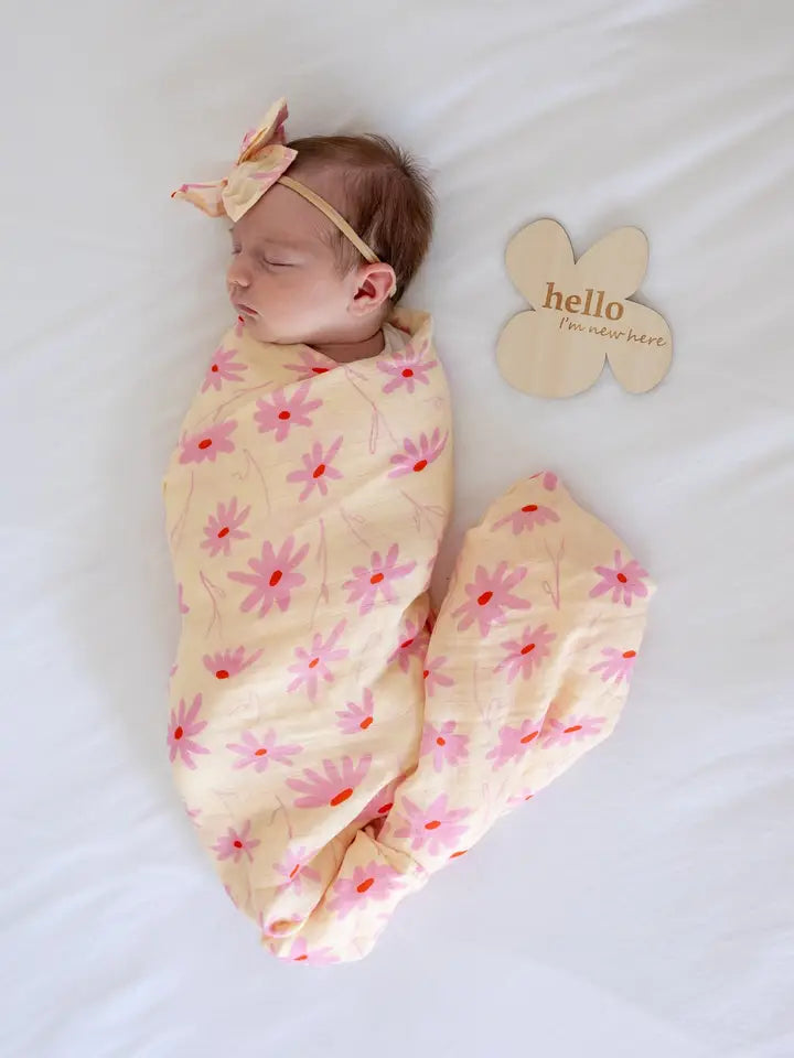 Bloom Belle 🌸 Baby Muslin Swaddle