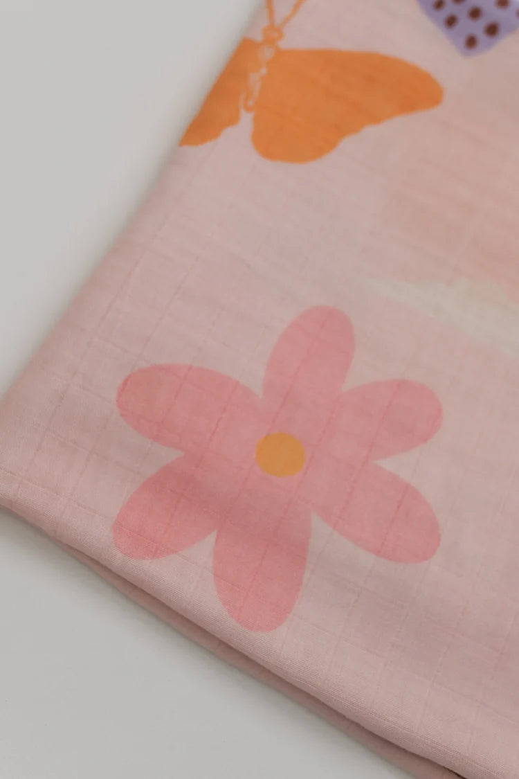 Pretty Pop 🌺 Baby Muslin Swaddle