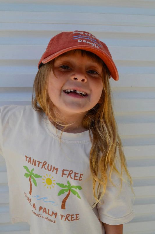 Tantrum Free Near a Palm Tree Kids T-shirt