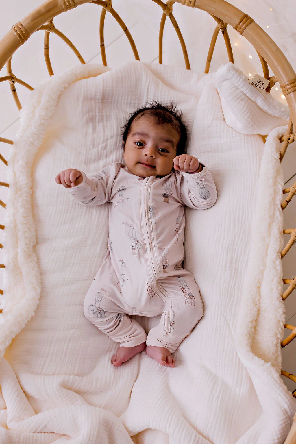 Bamboo Zipsuit Bonjour