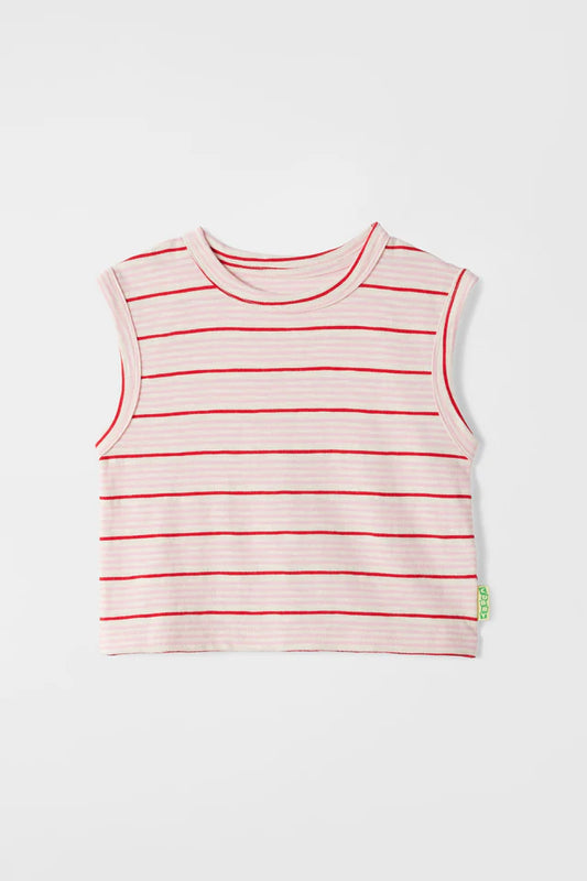 Summer Knit Tank Candy Stripe