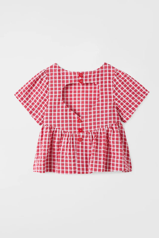 Poppy Top Ruby Check
