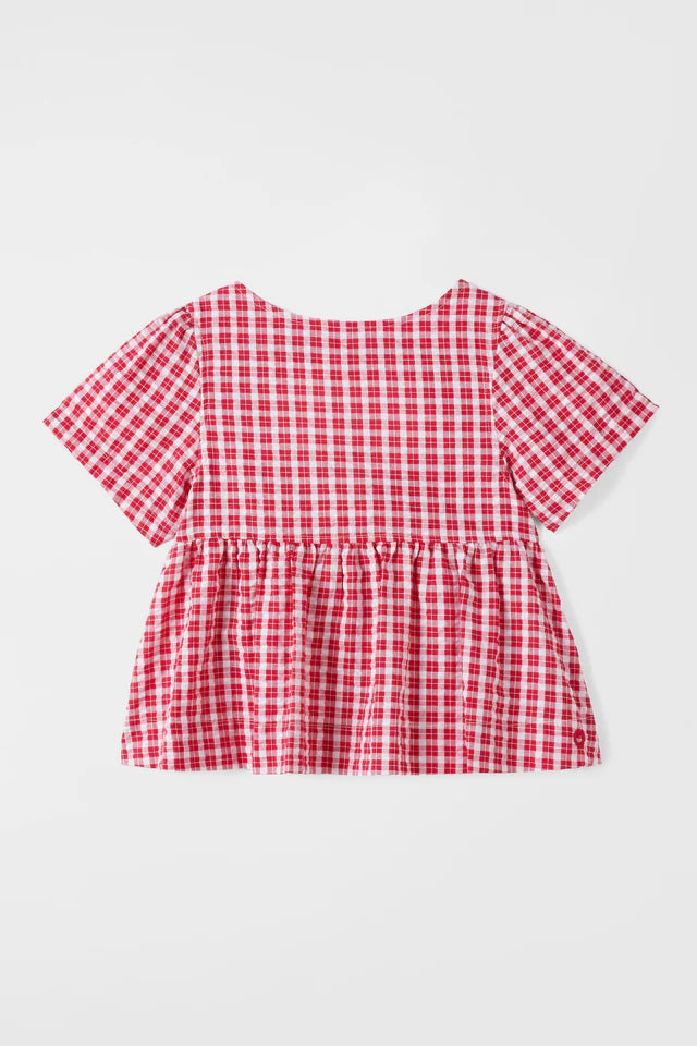 Poppy Top Ruby Check