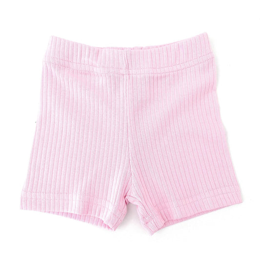 With Love For Kids Bike Shorts Wide Ribbed Candy Pink