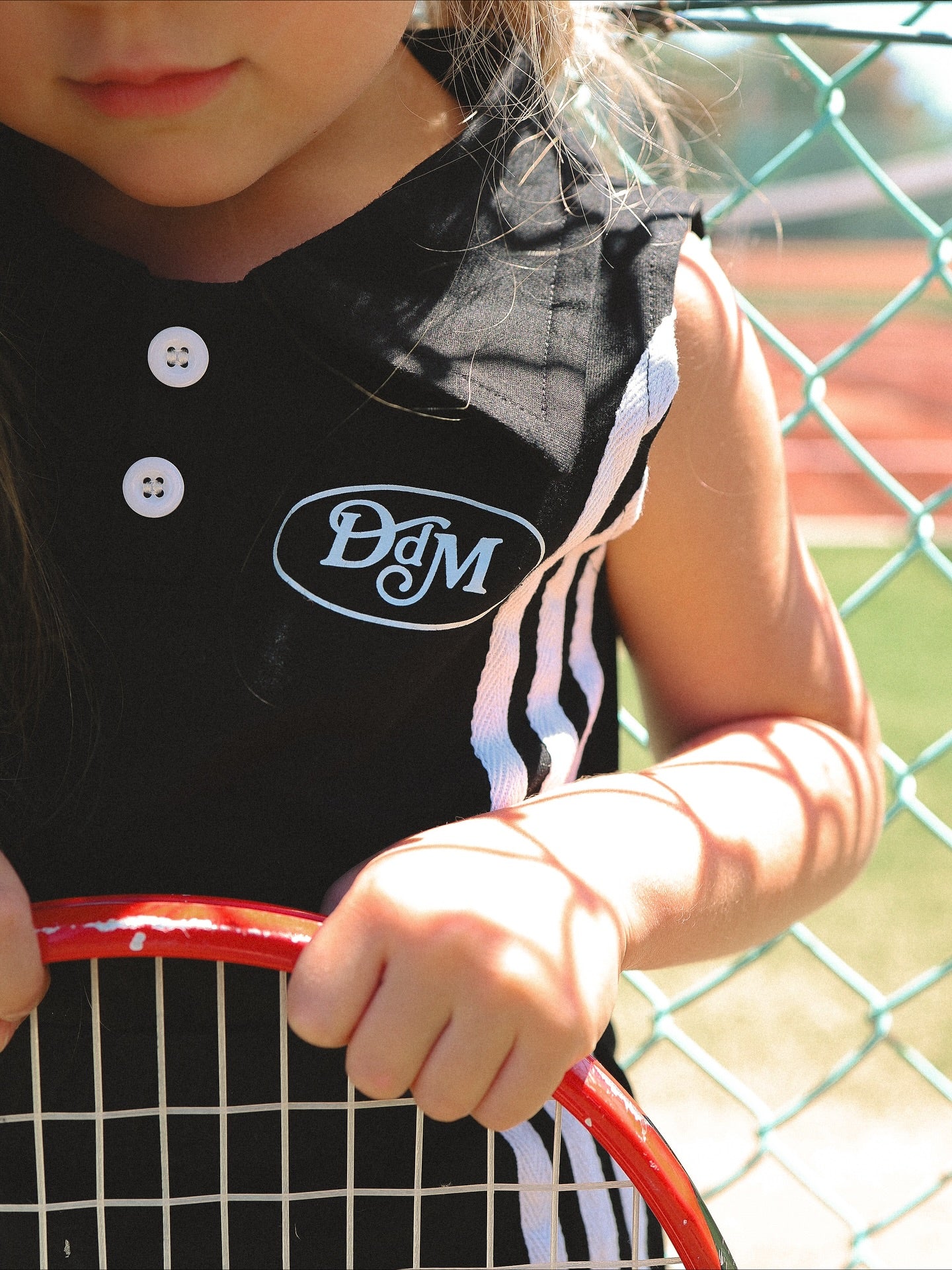 Dad Dressed Me Court Set - Black