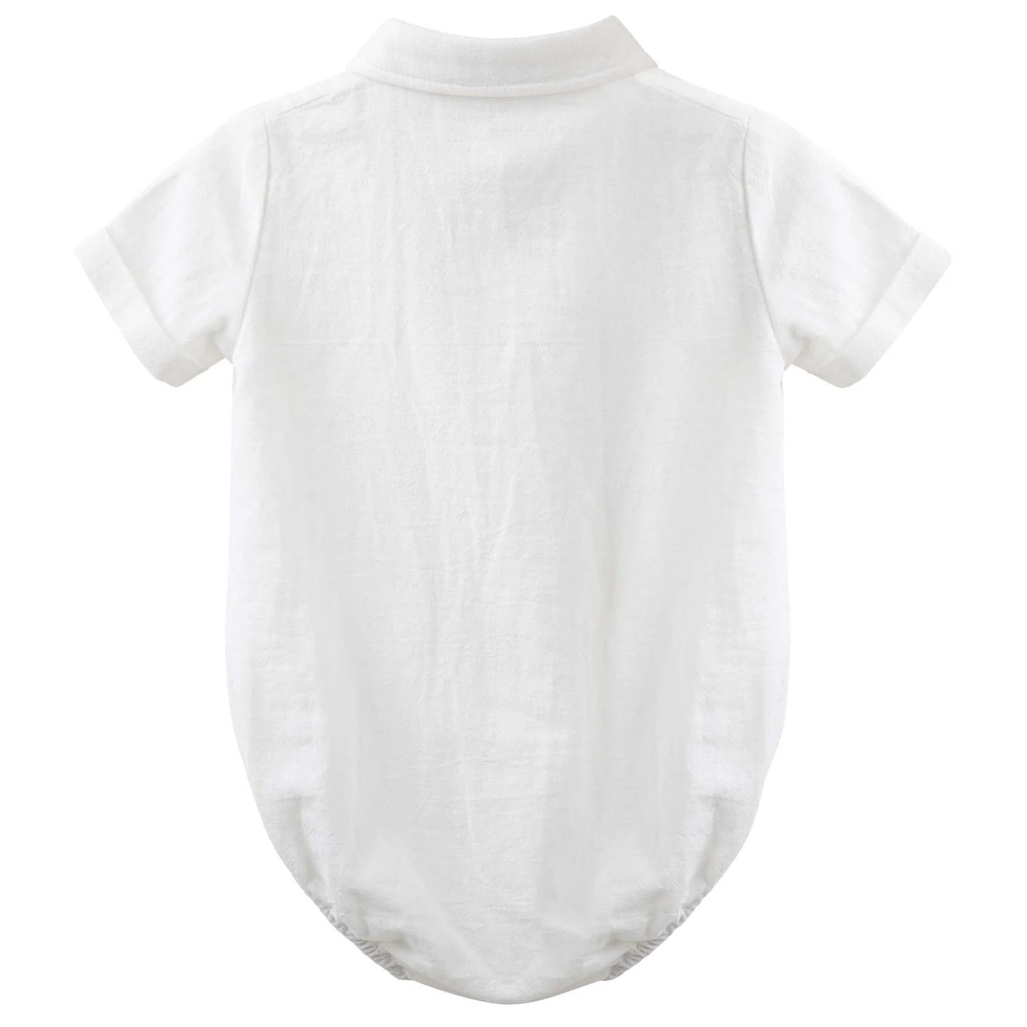 Designer Kidz - Archie S/S Romper - Ivory