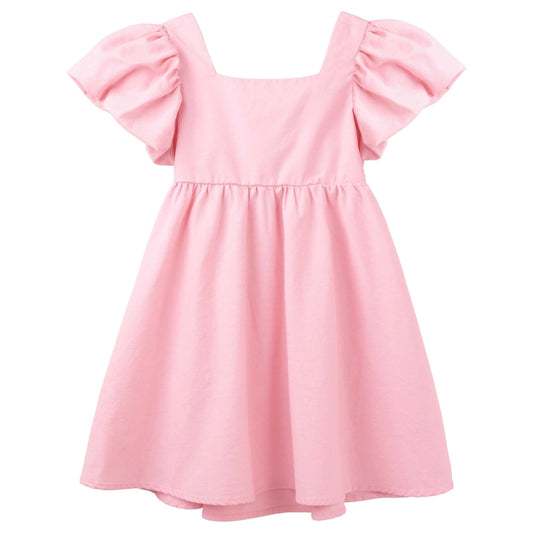 Grace Tie Back Dress - Pink