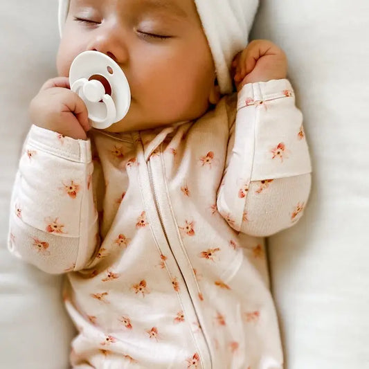 Bamboo/Organic Cotton Florence Onesie - Posey