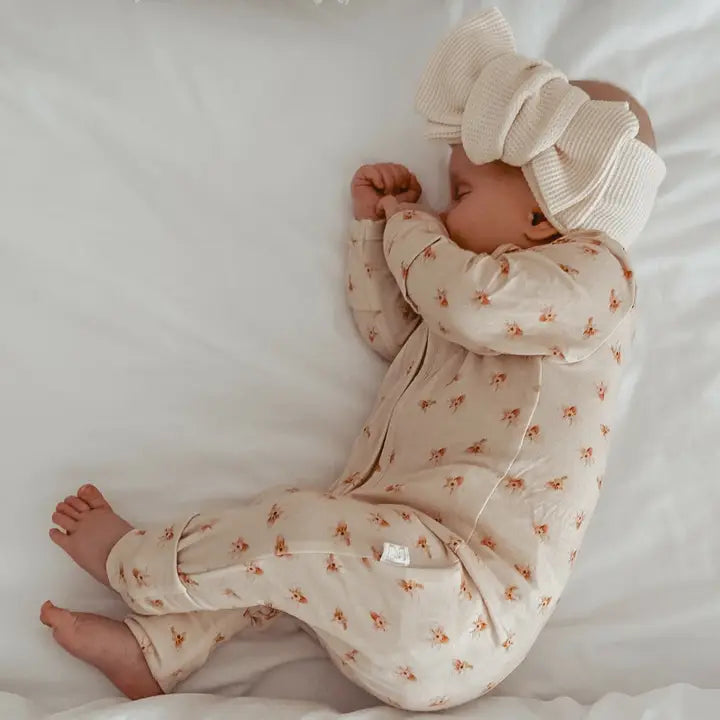 Bamboo/Organic Cotton Florence Onesie - Posey