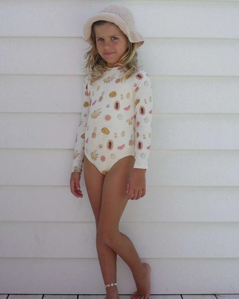 En. The Label  Tutti Frutti Long Sleeve Swim