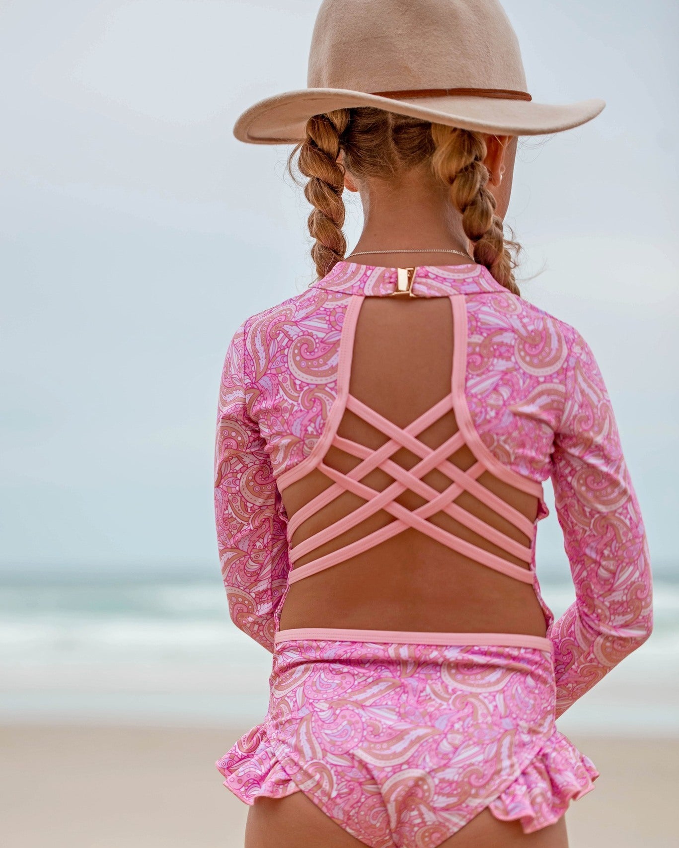 PRE ORDER - Fernleigh Avenue - Virinnia Open Back Girls Swimwear