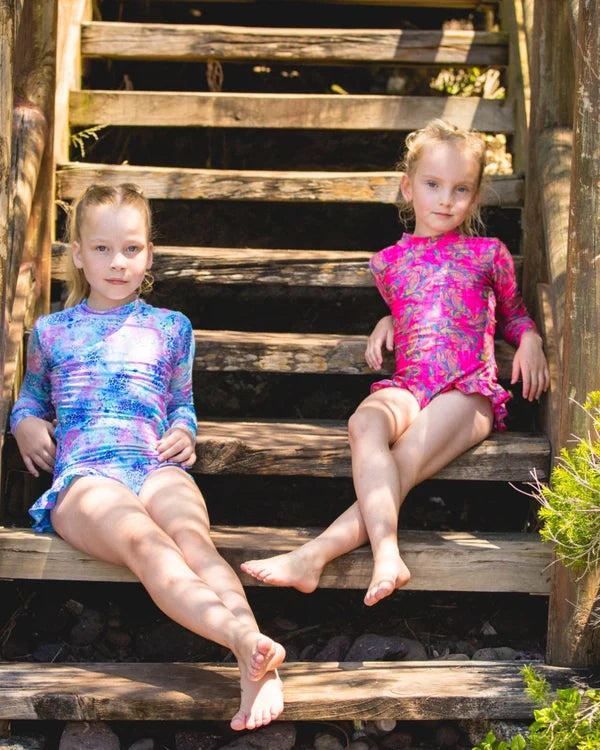 Rylee Open Back Girls Swimwear