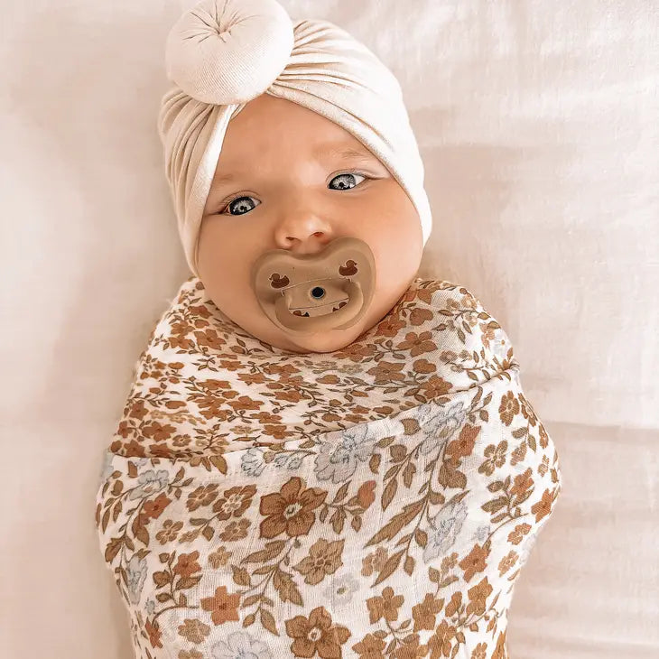 Fox & Fallow - Broderie Organic Muslin Wrap Swaddle