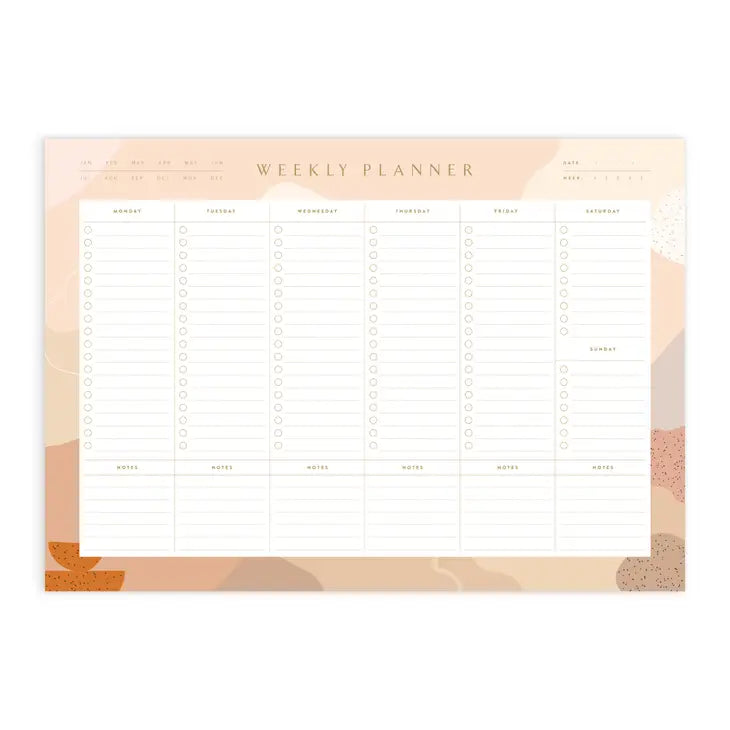 Fox & Fallow - Still Life A4 Weekly Planner Notepad