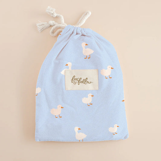 Blue Ducks Organic Fitted Cot Sheet