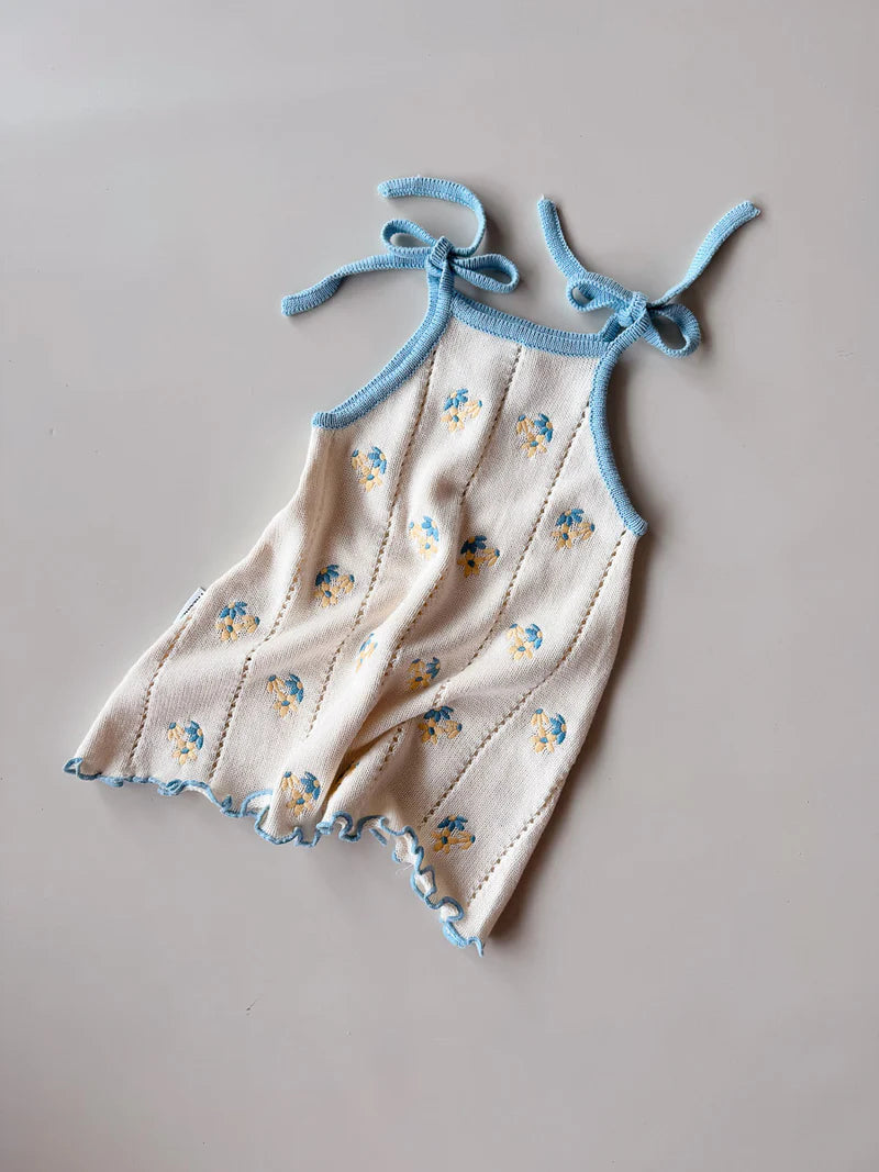 Bloom Pointelle Tie Dress | Pansy