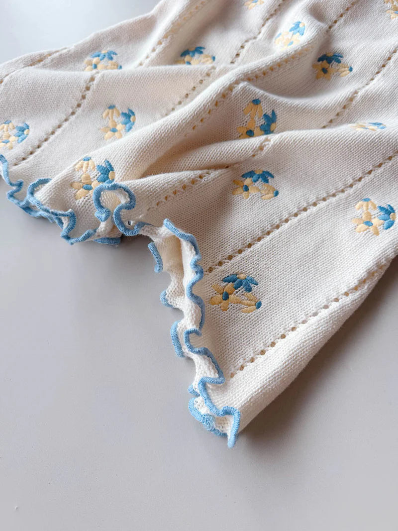 Bloom Pointelle Tie Dress | Pansy