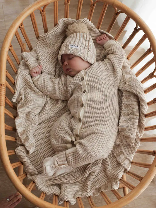 Chunky Full Romper | Oat