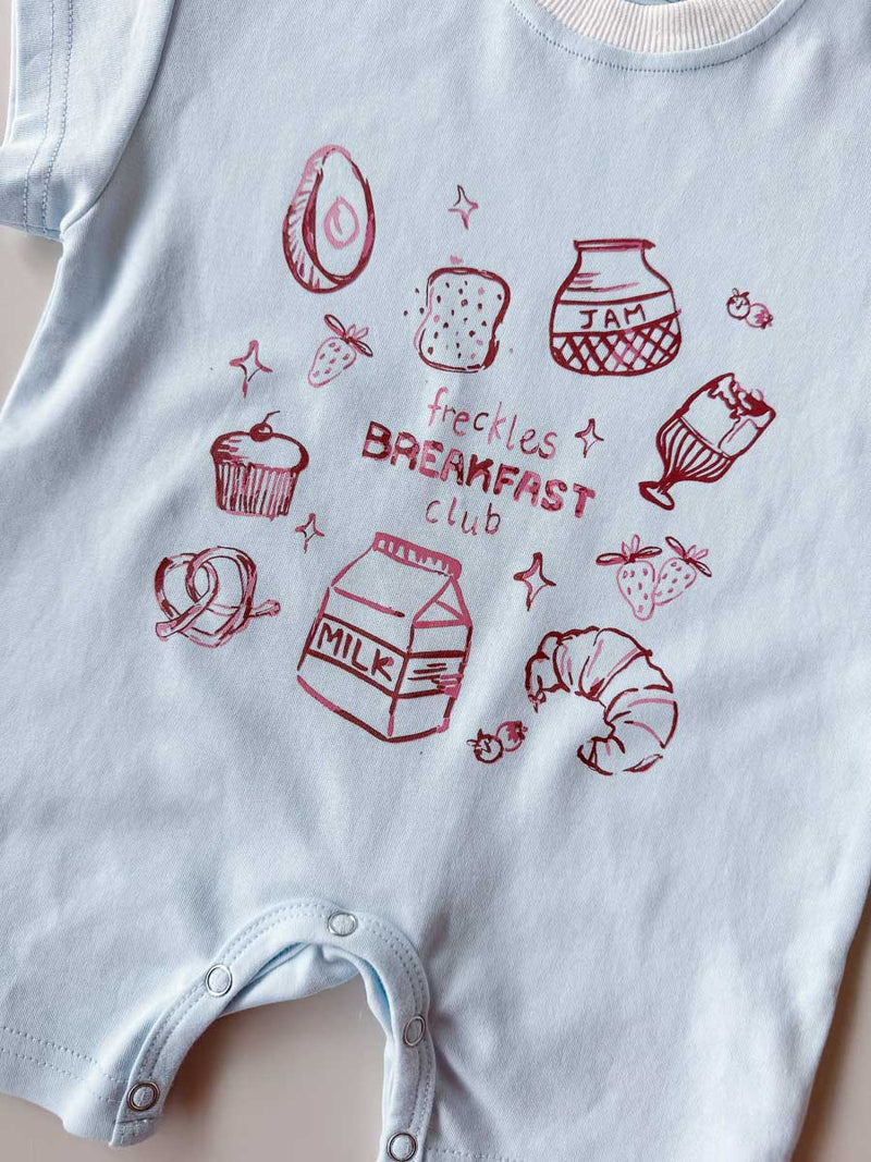 Breakfast Club Romper | Sky