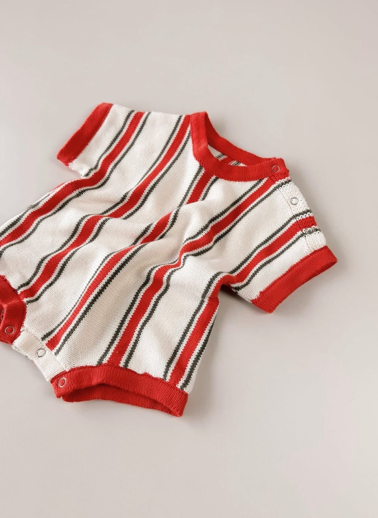 Retro Stripe Romper