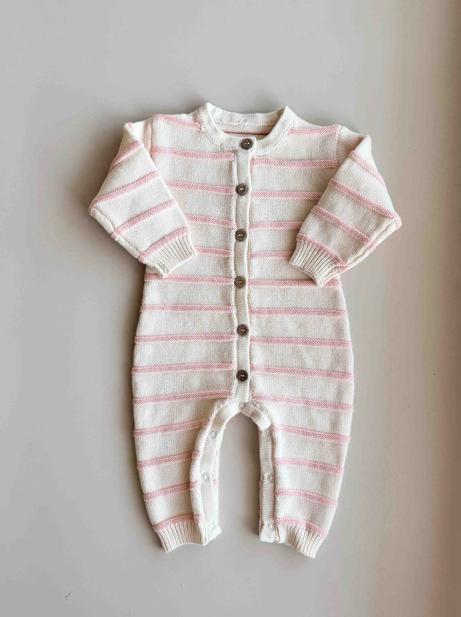 Raised Stripe Full Romper | Sweetpea