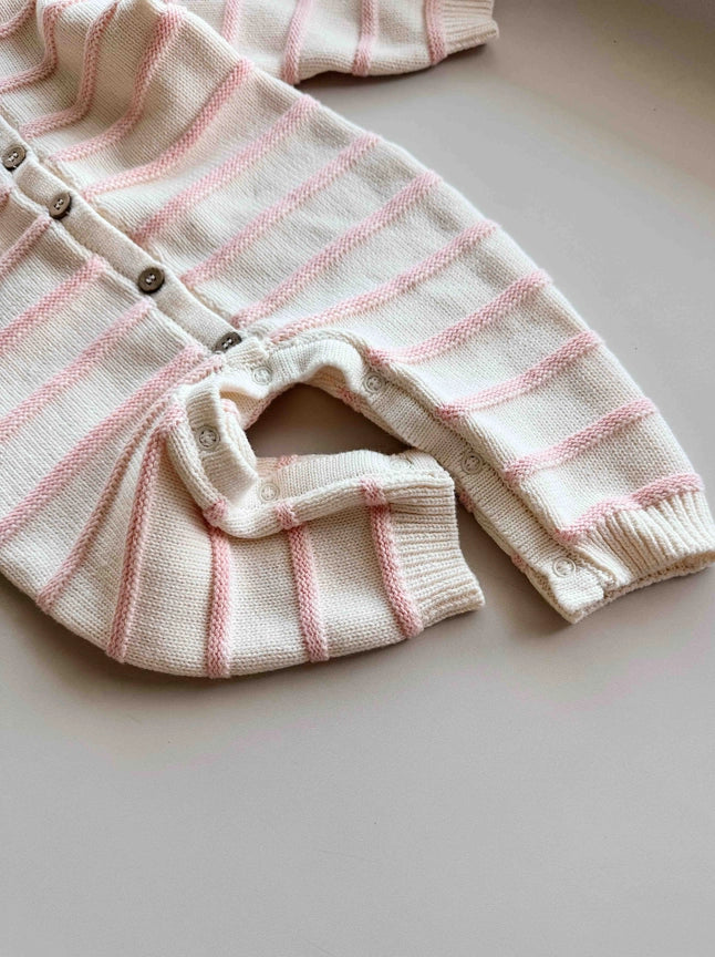 Raised Stripe Full Romper | Sweetpea