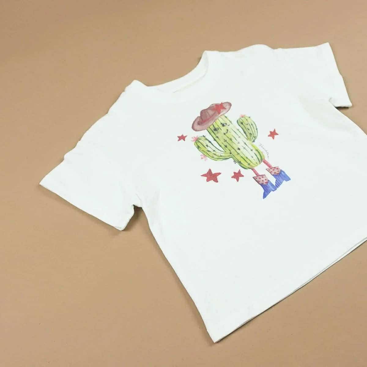 Freckly Ollie Mr Cactus Jersey cotton Tee