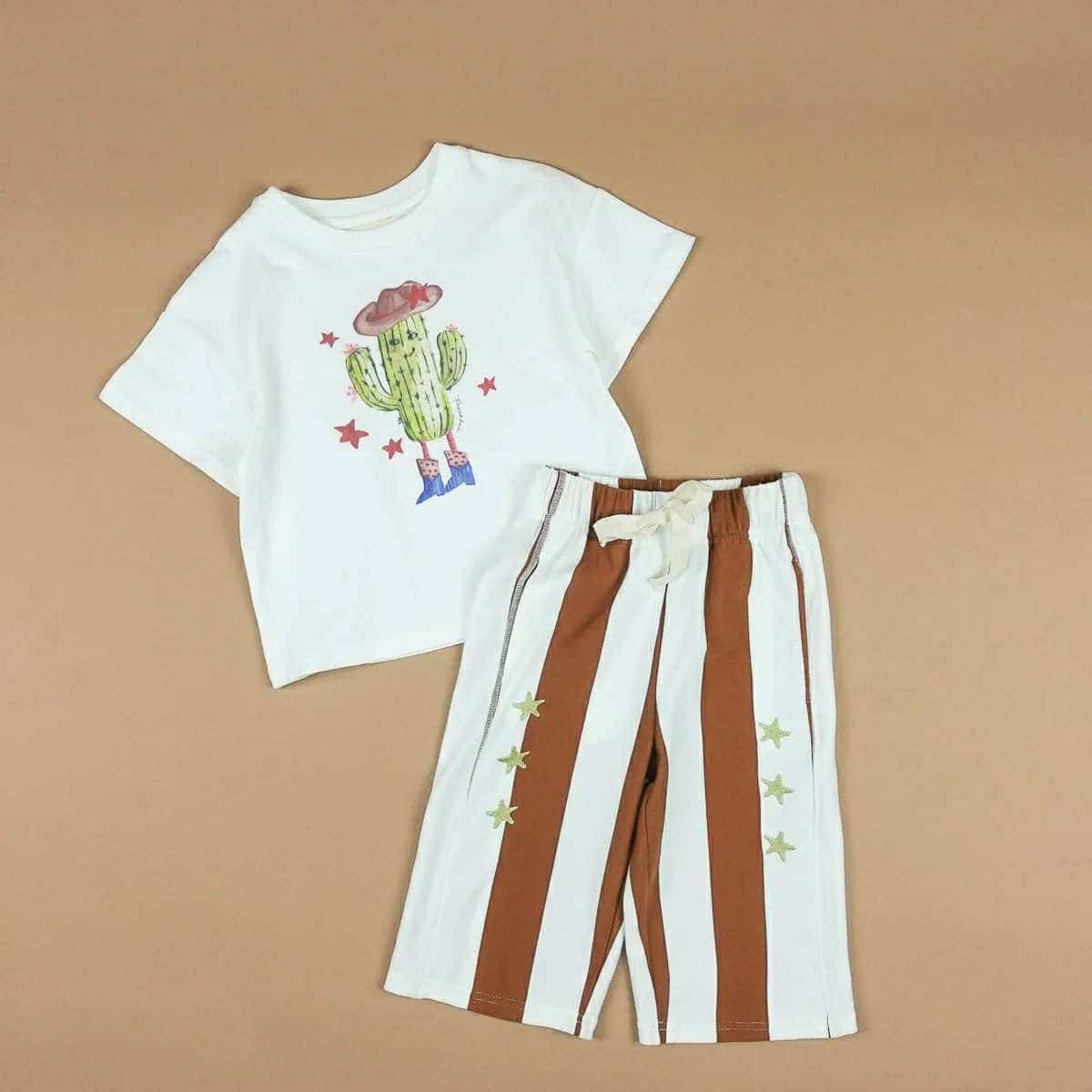 Freckly Ollie Mr Cactus Jersey cotton Tee