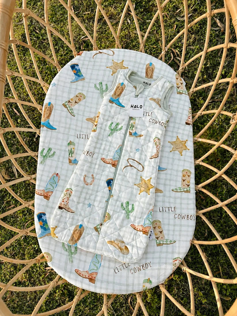 Little Ranch - Fitted Bassinet Sheet