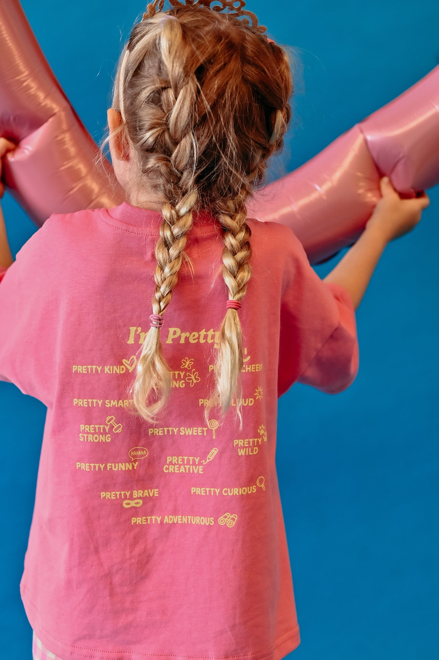 I'm Pretty Tee - Pink & Yellow - PRE ORDER
