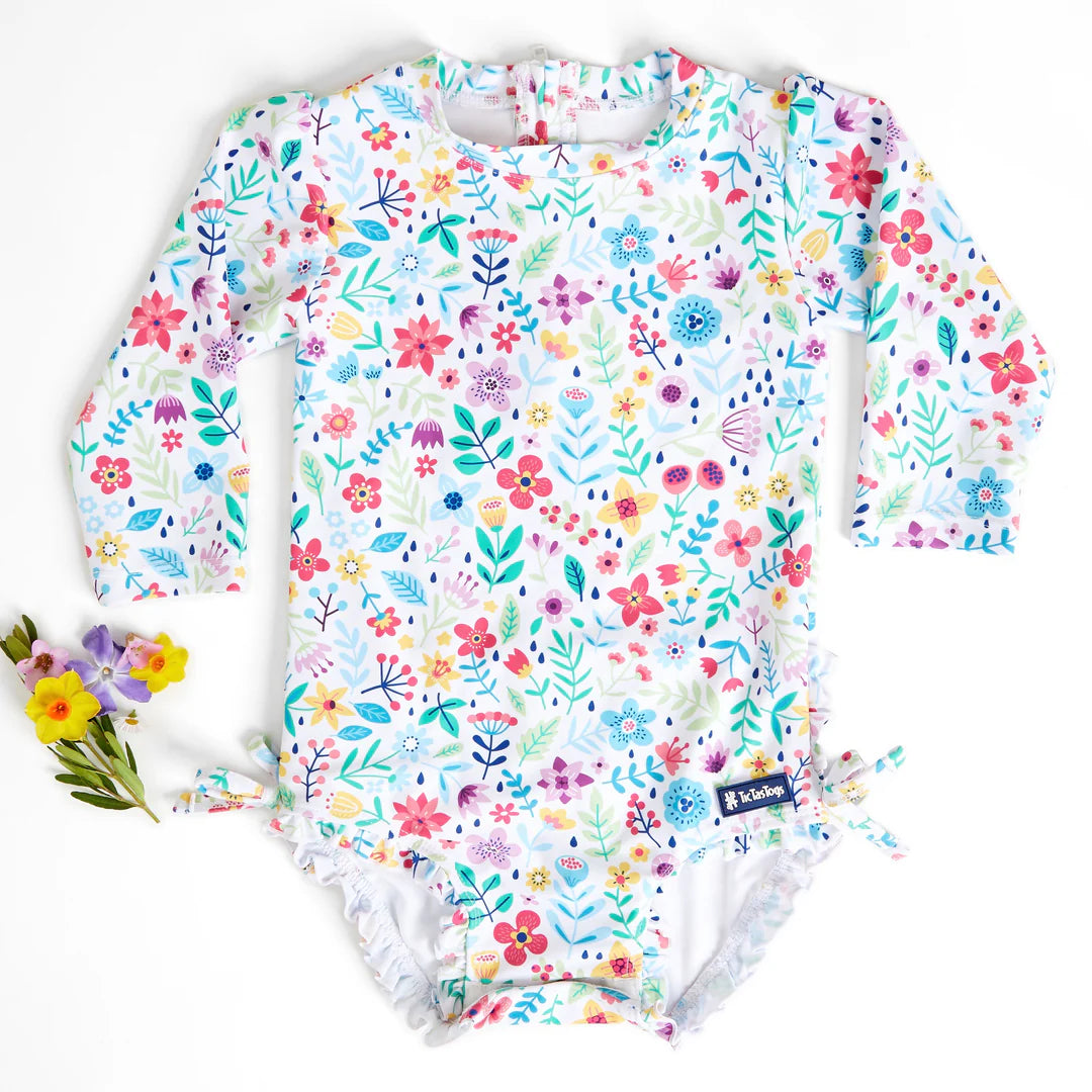 Nappy-Change Swimsuit Ditsy Daisy