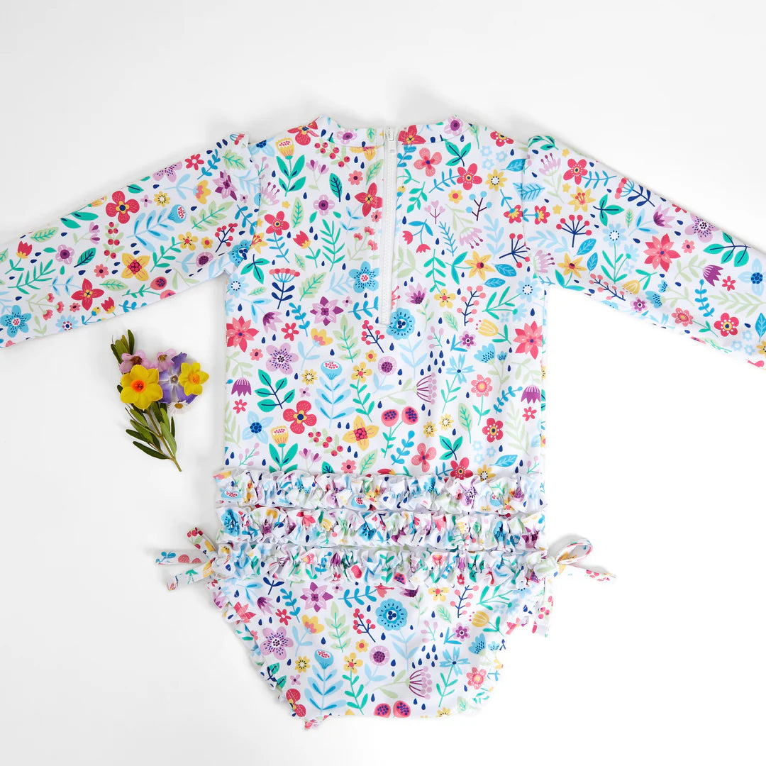 Nappy-Change Swimsuit Ditsy Daisy