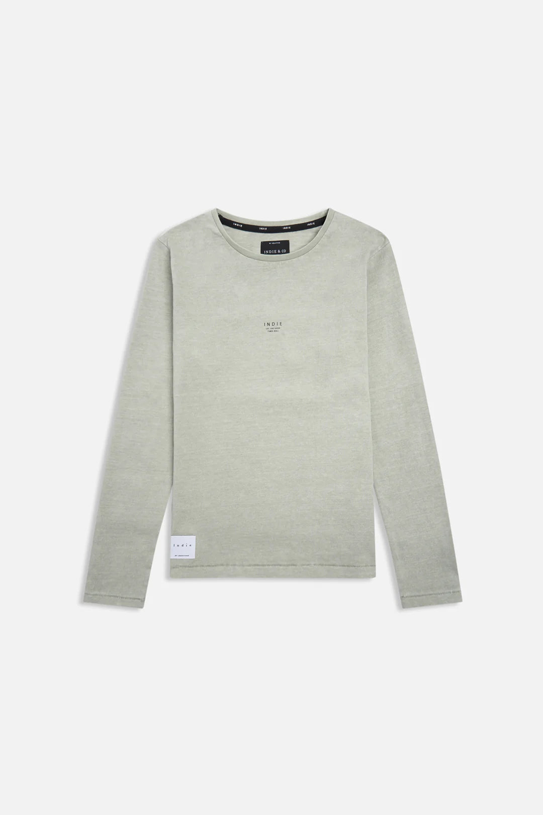 Indie Kids - LS Marcoola Tee - Light Sage