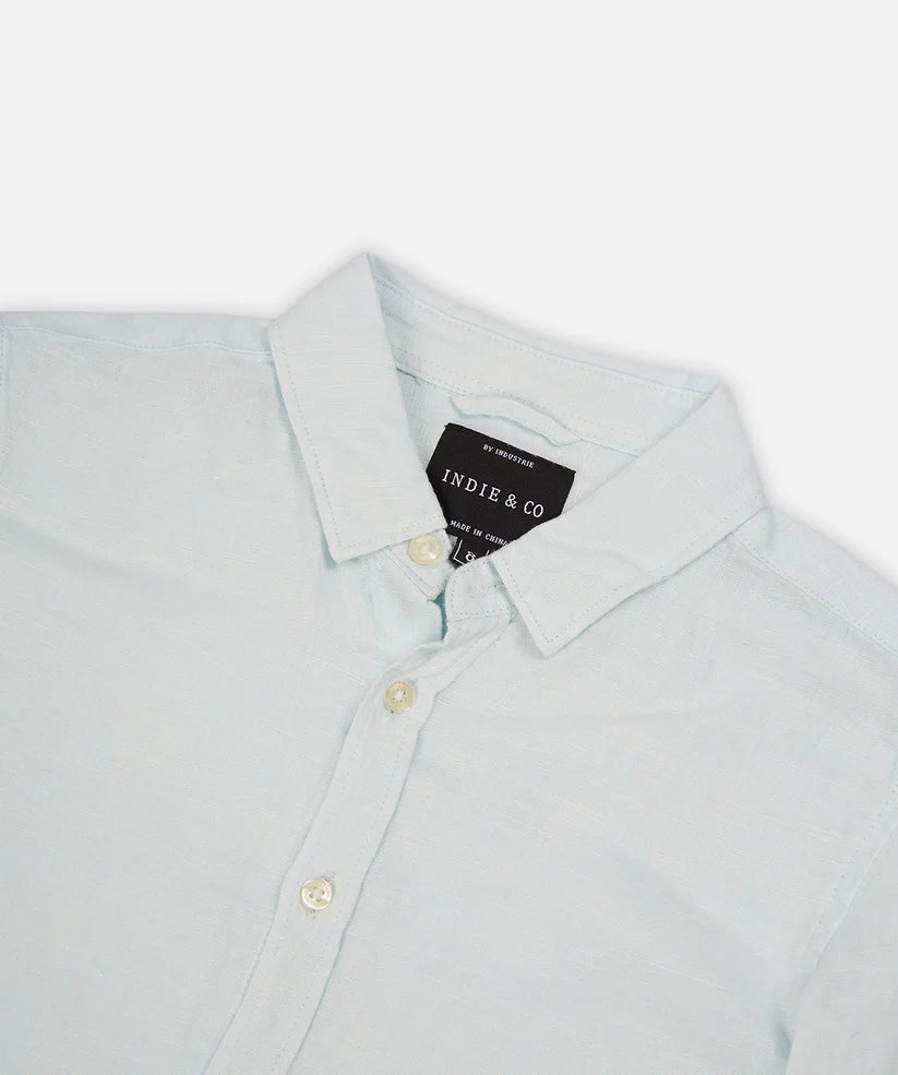 Indie Kids - Tennyson LS Shirt - Cyan