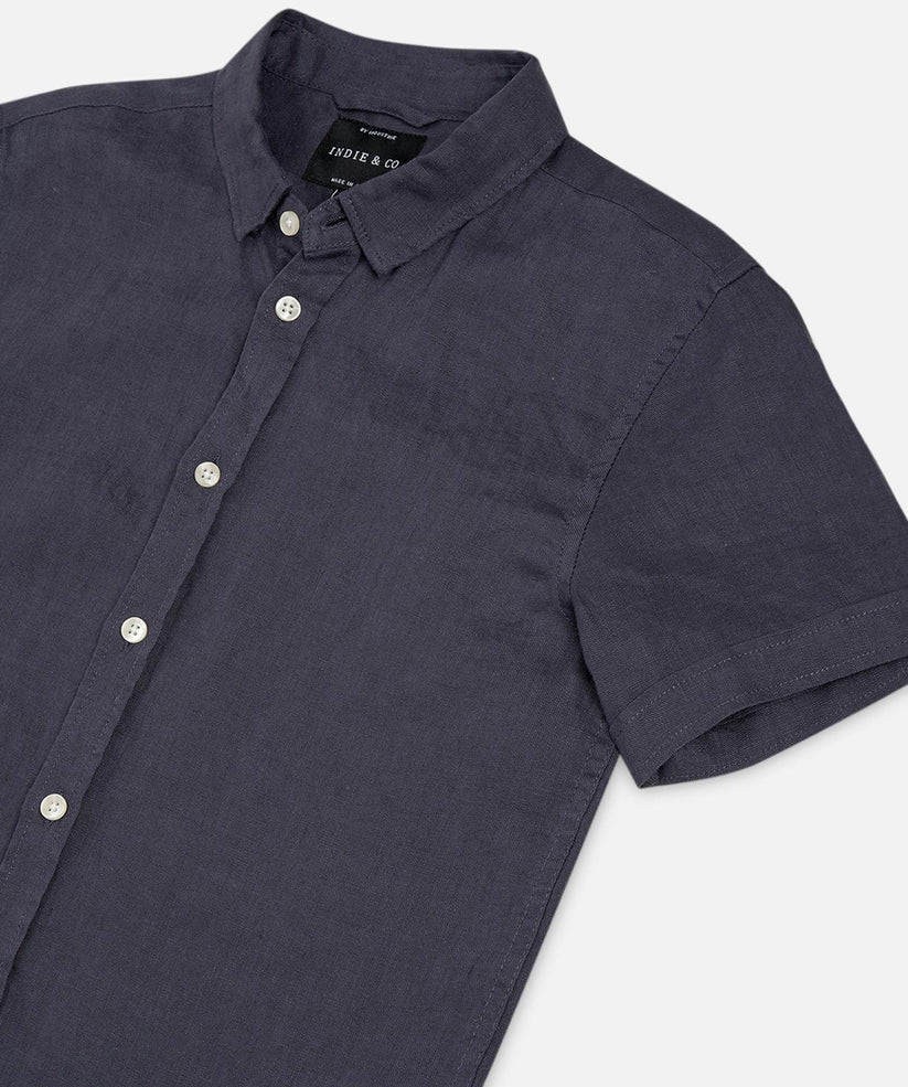 Indie Kids - Tennyson SS Shirt Marine