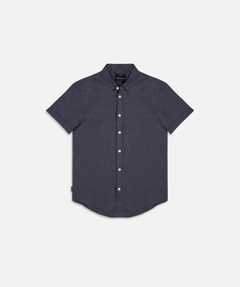 Indie Kids - Tennyson SS Shirt Marine