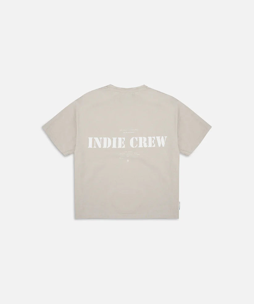 Indie Kids - The X Oversize Crew Tee - Mushroom