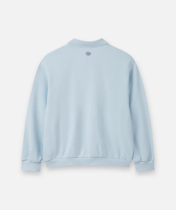 The Field Polo Sweatshirt - Frost